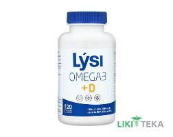 Омега-3 Lysi (Лиси) с витамином D капсулы №120 в Флак.