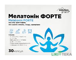 Мелатонін Форте Solution Pharm капсули по 5 мг №30