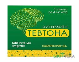 Тевтона раствор д/ин. 500 мг/4 мл по 4 мл №5 (5х1) в амп.