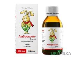 Амброксол-Вішфа сироп, 15 мг/5 мл по 100 мл у бан.