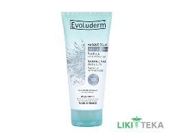 Еволюдерм (Evoluderm) Маска для обличчя для всіх типів шкіри для сяйва обличчя з білої глини 100 мл
