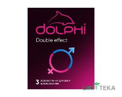 Презервативы Dolphi Double Effect (Долфи Дабл Эффект) с точками и ребрами №3