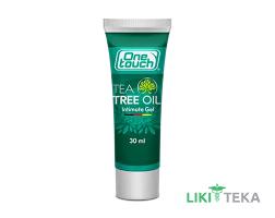 Гель-смазка One Touch Tea Tree Oil Intimate интимная, 30 мл