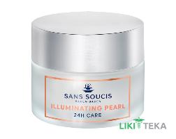 Сан Суси (Sans Soucis) Крем-уход для лица Illuminating Pearl 24h подтягивающий для сияния нормальной кожи 50 мл