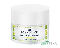 Сан Сусі (Sans Soucis) Крем-догляд для обличчя Daily Vitamins очищуючий Лимон для комбінованої шкіри 50 мл