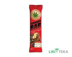 Батончик-Мюсли Cannabis Bar (Каннабис Бар) орехами, семена каннабиса, 40 г