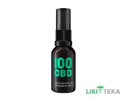 100КБД (100CBD) Олія спрей орал. з м`ятним смаком 10% 2000 мг, 20 мл