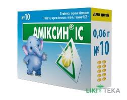 Аміксин IC таблетки, в/о, по 0,06 г №10 (5х2)