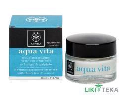 Apivita Aqua Vita (Апівіта Аква Віта) 24 години зволоження Крем для дуже сухої шкіри з мигдалем і авраамовим деревом 50 мл