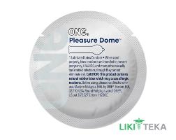 Презервативы One pleasure Dome с расширенной головкой №1