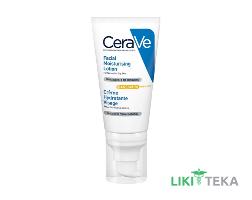 СераВе (CeraVe) Легкий зволожуючий крем SPF50 для нормальної та сухої шкіри, 52 мл