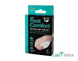 Подушка гелева захисна Milplast Foot Comfort (Мілпласт Фут Комфорт) при вальгусній деформації великого пальця стопи розмір універсальний 1 штука