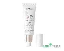 Babe Laboratorios (Бабе Лабораториос) Солнцезащитный флюид SPF50 с Anti-Age эффектом с коллагеном и пептидами, 40 мл