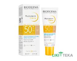 Біодерма Фотодерм М (Bioderma Photoderm M) Гель-крем сонцезахисний тонуючий світлий SPF 50+ 40 мл