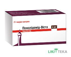 Помалидомид-Виста капсулы тв. по 4 мг №21 (7х3)