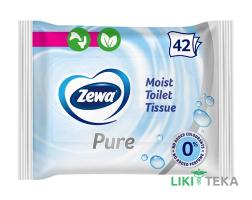 Влажная туалетная бумага Zewa Pure без аромата №42