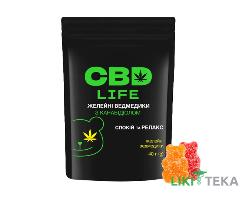 КБД Лайф (CBD Life) Желейні ведмедики з канабідіолом пачка 40 г