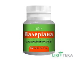 Валеріана табл. 30,6 мг №50 бан.