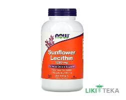 NOW Sunflower Lecithin (Подсолнечный Лецитин) капсулы по 1200 мг №200