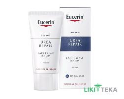 Eucerin 5% Урея Репеир (Urea 5% Repair) Крем для лица дневной, для очень сухой кожи, 50 мл