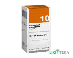 Торацетам розчин д/ін. 200 мг/мл по 10 мл №10 в амп. поліет.
