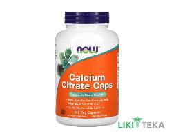 NOW (Нау) Calcium Citrate (Кальцію цитрат) капс. №240