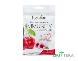 Гербион (Herbion) Иммуно леденцы Эхинацея, Витамин С, Цинк со вкусом вишни №25