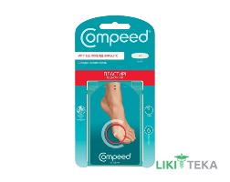 Пластырь Компид (Compeed) против влажных мозолей на ногах малые №6