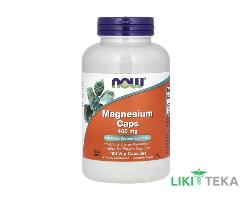 NOW (Нау) Magnesium Caps (Магний) капс. 400 мг фл. №180