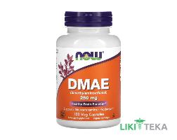 Now DMAE ( Нау Амінокислота ДМАЕ) веганські капсули 250 мг №100