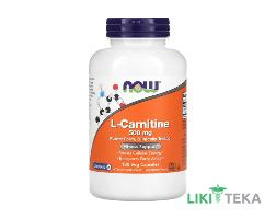 NOW (Нау) L-Carnitine (L-Карнітин) капс. 500 мг №180