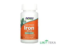 NOW Iron (Нау Залізо) капсули 36 мг №90