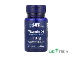 Life Extension (Лайф Экстеншн) Витамин D3 7000 МЕ, 60 гелевых капсул