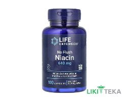 Life Extension (Лайф Екстеншн) Ніацин капс. 640 мг №100