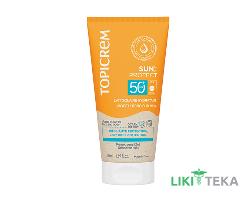 Топикрем (Topicrem) Sun Protect Молочко для лица и тела солнцезащитное увлажняющее SPF 50+ 50 мл