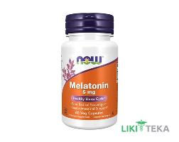 NOW Melatonin (Нау Мелатонін) капсули 5 мг №60