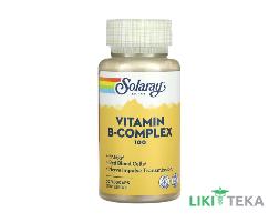 Solaray Vitamin B-Complex (Соларей) Витамины группы В 100 веганські капсули №50