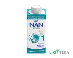 Молочна суміш рідка Nestle NAN 1 Optipro (Нестле Нан 1 Оптіпро) 200 мл