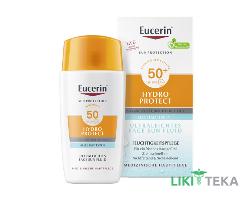 Eucerin Гидро Протект Солнцезащитный флюид для лица ультралегкий, SPF 50+, 50 мл