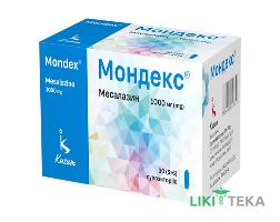 Мондекс суп. ректал. 1000 мг стрип №30