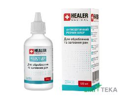 Антисептический раствор Healer Medical (Хилер Медикал) стерильный для обработки и заживления ран 120 мл