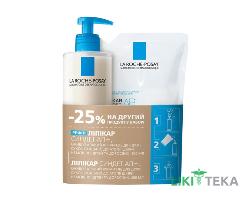 La Roche-Posay Lipikar Syndet AP+ (Лярош Позе Липикар Синдет АП+) Очищающий крем-гель для очень сухой, подверженной атопии кожи младенцев, детей и взрослых, 400 мл + рефил