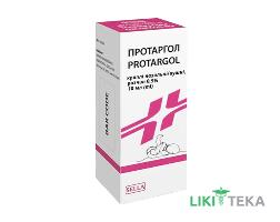 Протаргол краплі вуш./наз., р-н 0,5% по 10 мл у флак. №1