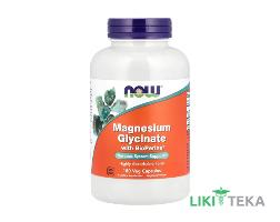 NOW (Нау) Magnesium Glycinate with BioPerine (Магния глицинат с Биоперином) капсулы №180 в флак.