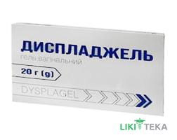 Диспладжель гель вагинальный по 20 г в тубе с аппликаторами №6