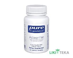 Pure Encapsulations (Пьюр Энкапсулейшнс) Астаксантин капсулы 4 мг №60