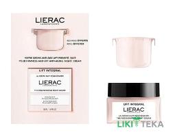 Лиерак Лифт Интеграл Ночной Лифтинг-крем реструктурирующий (Lierac Lift Integral Night Restructuring Lift Cream) набор 50 мл + сменный блок 50 мл