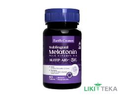Мелатонин c B-6 Earth`s Creation таблетки сублингв. по 5 мг №60)