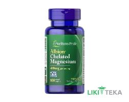 Puritan`s Pride (Пуританс Прайд) Магния хелат каплеты 400 мг №100