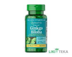 Puritan`s Pride (Пуританс Прайд) Гинкго Билоба капсулы 120 мг №100